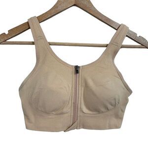 Prairie Wear Women’s HuggerVida Bra S Nude Front Zip Compression Post Surgery